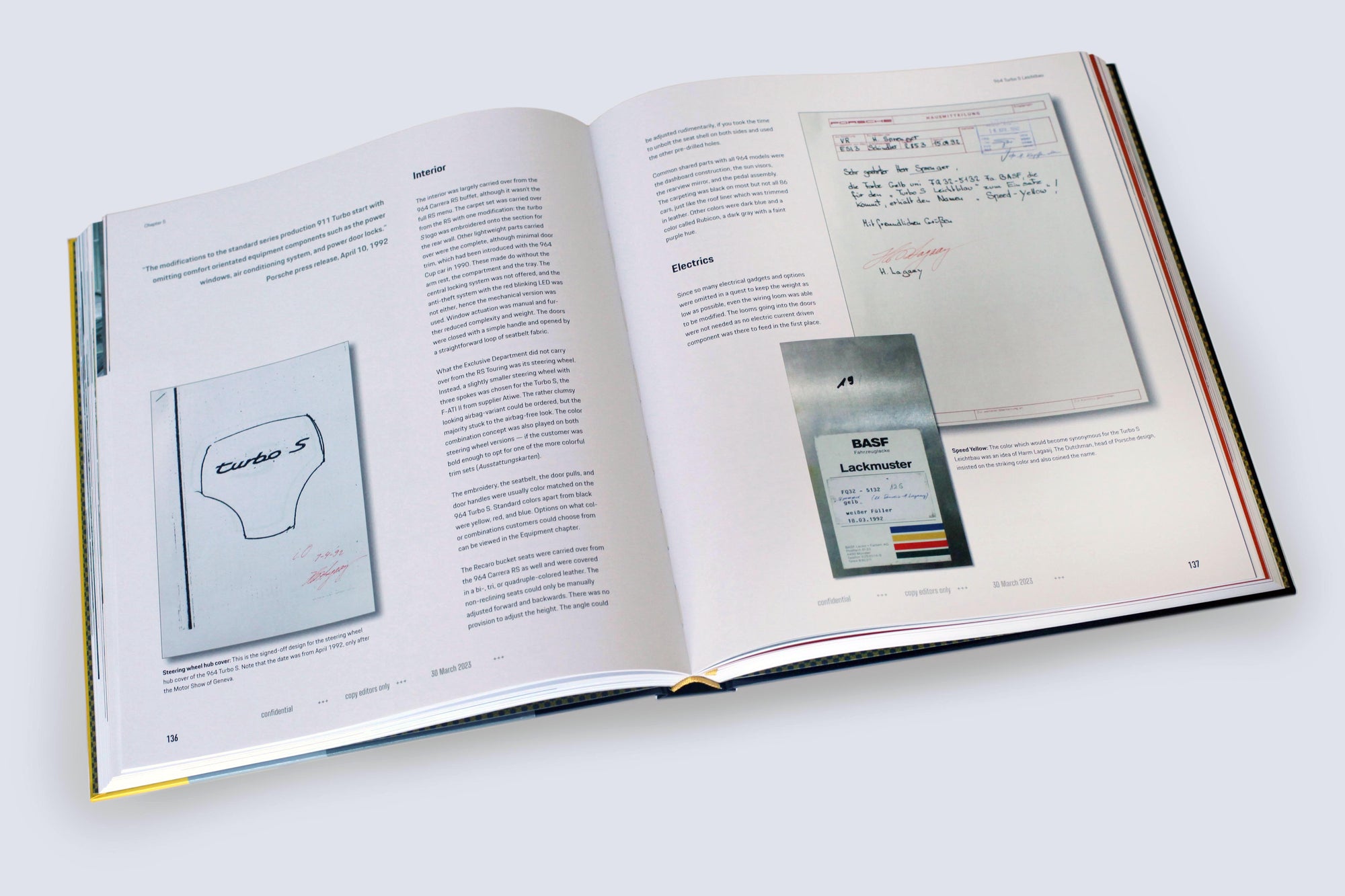 Porsche 964 Turbo S Lightweight Book